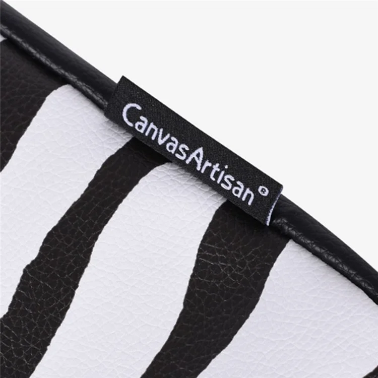 CanvasArtisan G33-C23 13 "Laptop Handtasche Für Macbook PU-Leder Zebra Muster Durable Notebook Computer Beutelhülse