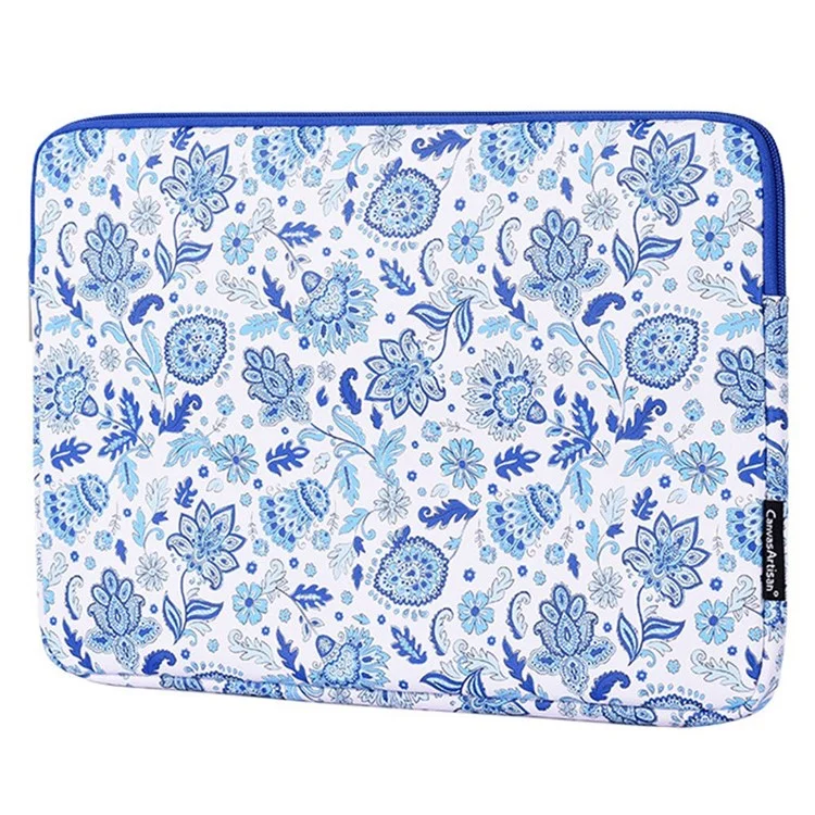 Canvasartisan G54-01 Sac de Rangement en Cuir PU à Piqûre D'amortisseur Pour Ordinateur Portable de 15 Pouces