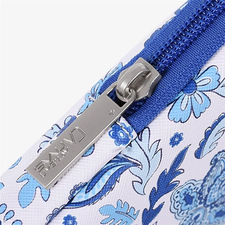 Canvasartisan G54-01 Sac de Rangement en Cuir PU à Piqûre D'amortisseur Pour Ordinateur Portable de 15 Pouces