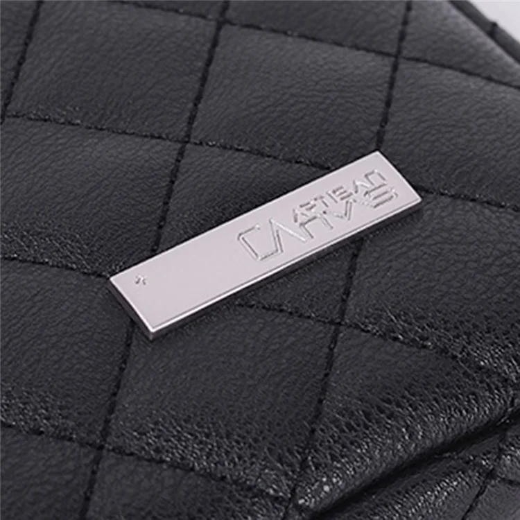 Canvasartisan L19-04 Rhombus Texture De 15 Pouces Carnet De 15 Pouces Couvercle De Protection Pour Ordinateur Portable Coque De Protection PU - Le Noir