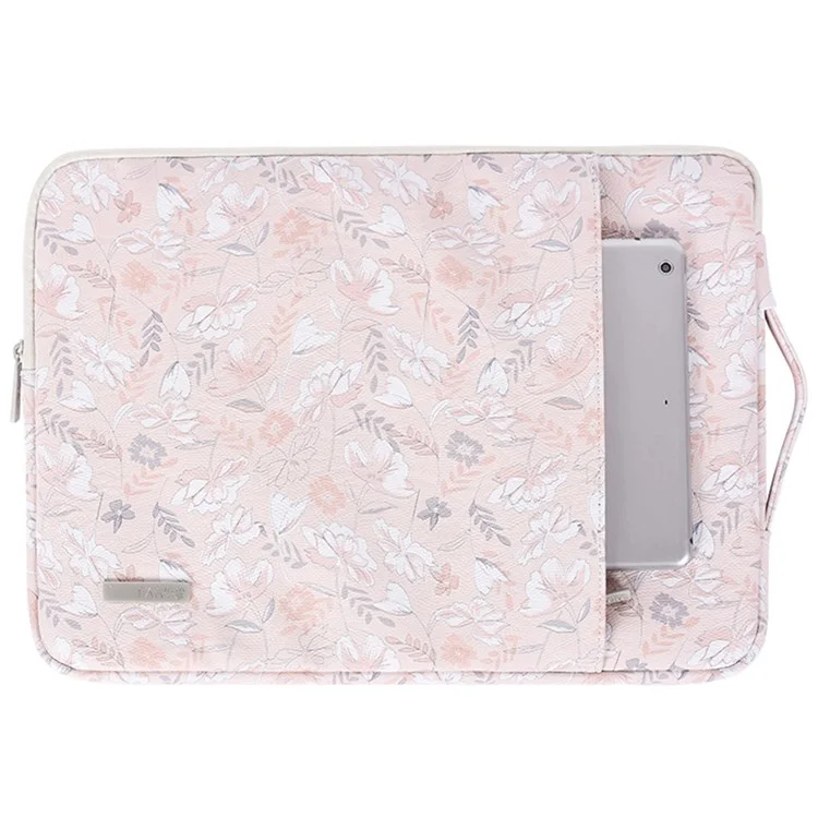 Bolsa De Manga Impresa De Cuero Canvasartisan G4-89 PU Para Portátiles Para Laptops De 15 Pulgadas Bolsa Con Cremallera Con Cremallera Portátil Con Correa Para Manija/bolsa Exterior
