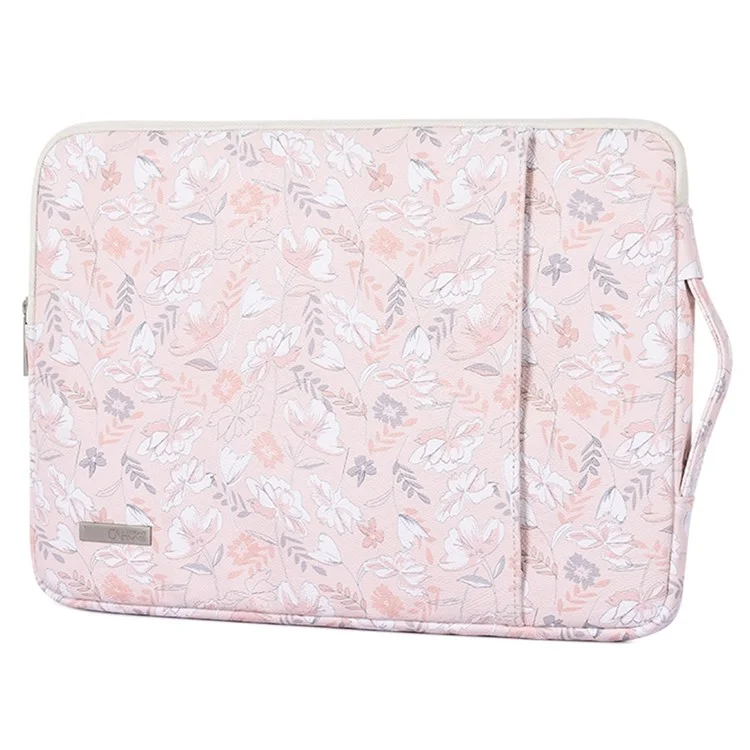 Bolsa De Manga Impresa De Cuero Canvasartisan G4-89 PU Para Portátiles Para Laptops De 15 Pulgadas Bolsa Con Cremallera Con Cremallera Portátil Con Correa Para Manija/bolsa Exterior