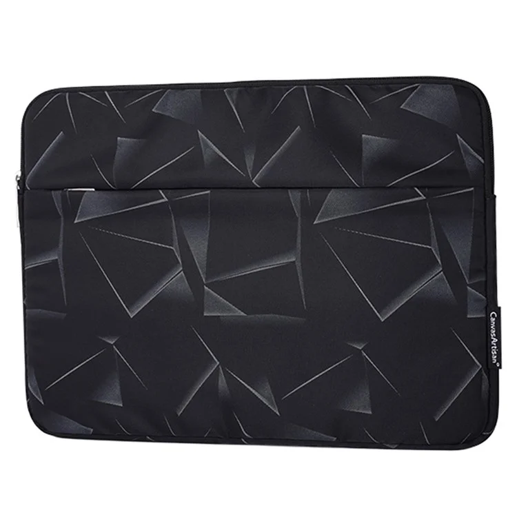 CANVASARTISAN H6-11 Triangle Geometric Printed Carry Case for 11-inch Laptops Portable Sleeve Bag with Outer Pouch Shockproof Storage Bag