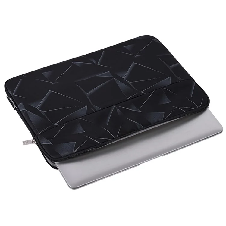 CANVASARTISAN H6-11 Triangle Geometric Printed Carry Case for 11-inch Laptops Portable Sleeve Bag with Outer Pouch Shockproof Storage Bag