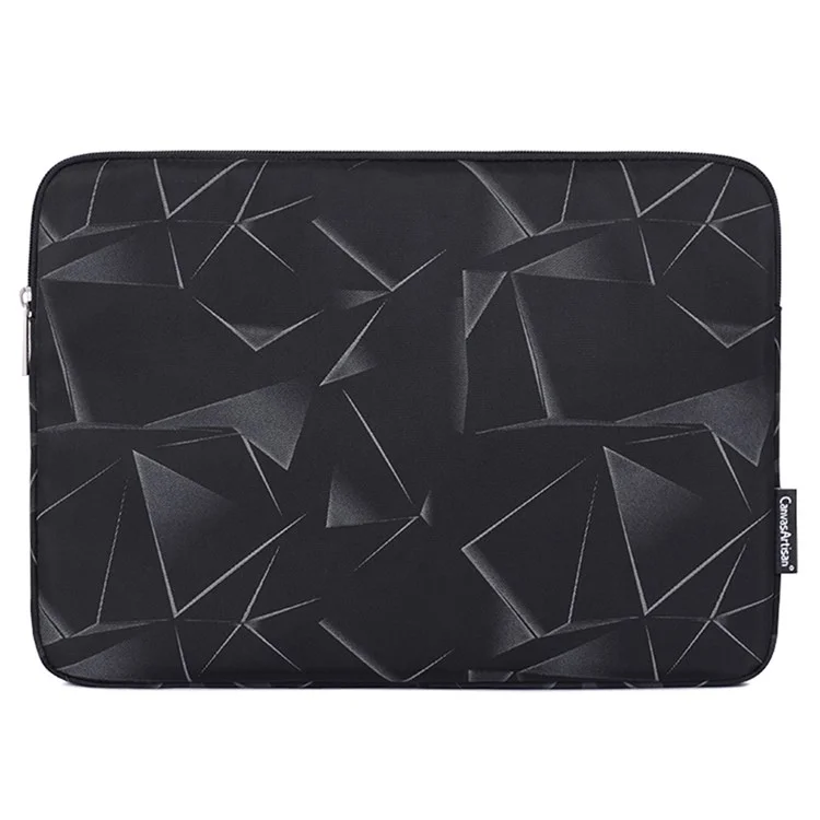 Canvasartisan H6-01 Triangle Géométrique Imprimé Sac à Manches Portables Pour Ordinateur Portable de 13 Pouces Bagure de Carnet Anti-délai D'orgue