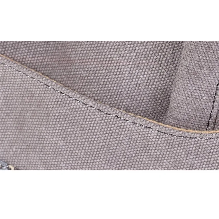 CANVASARTISAN T38-5 Laptop Bag 15-inch National Style Pattern Computer Canvas Fabric Briefcase Sleeve with Shoulder Strap