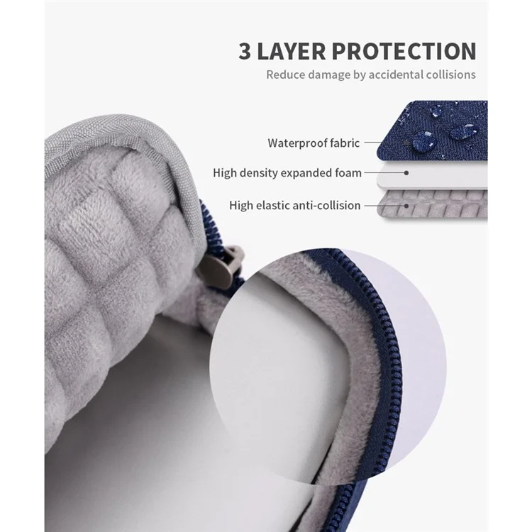 Canvasartisan K28-19 13-дюймовый Ноутбук С Помощью Ноутбука С Вертикальным Карманом С Вертикальным Карманом С Вертикальным Карманом - Синий