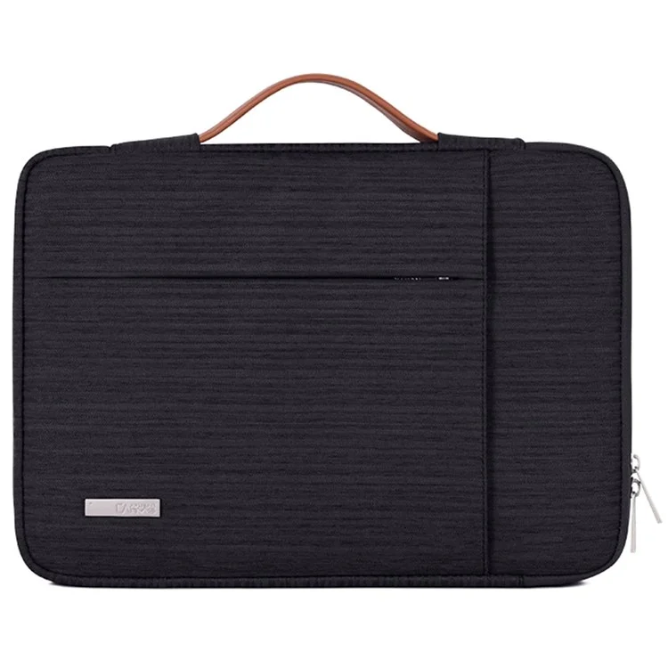 CANVASARTISAN K28-20 Notebook Sleeve for 13-inch Laptop Zipper Case with Horizontal and Vertical Pockets - Black