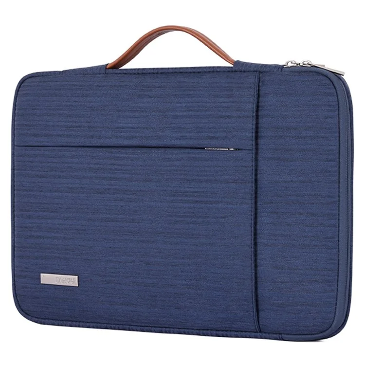 CANVASARTISAN K28-20 Notebook Sleeve for 13-inch Laptop Zipper Case with Horizontal and Vertical Pockets - Black