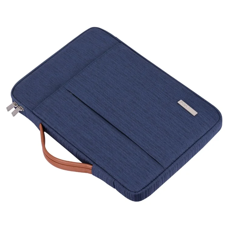 CANVASARTISAN K28-20 Notebook Sleeve for 13-inch Laptop Zipper Case with Horizontal and Vertical Pockets - Black