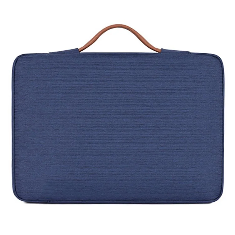 CANVASARTISAN K28-21 15-inch Laptop Briefcase Protective Bag Notebook Handbag with Horizontal Zipper Pocket - Blue