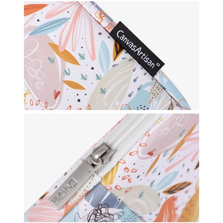 CANVASARTISAN G53-11 para Laptop de 11 pulgadas Funda protectora de portátil con Revestimiento de PU Estampado y Ranura de Apertura Horizontal 