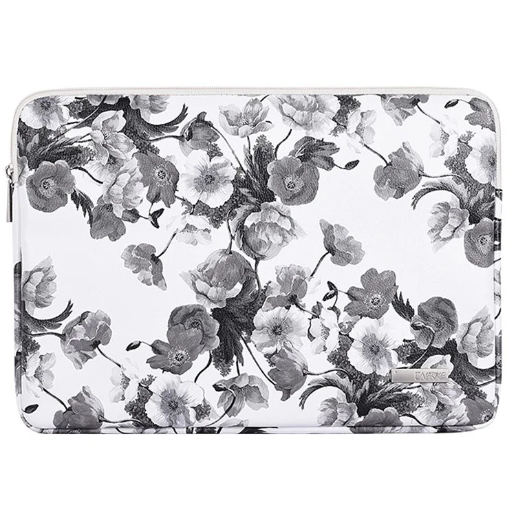 Canvasartisan G1-01 Blütenmuster Bedruckter Ärmelbeutel Für 11-Zoll-Laptops Tragbarer PU Leder Carry Case Hülle Schockdichtspeicherbeutel