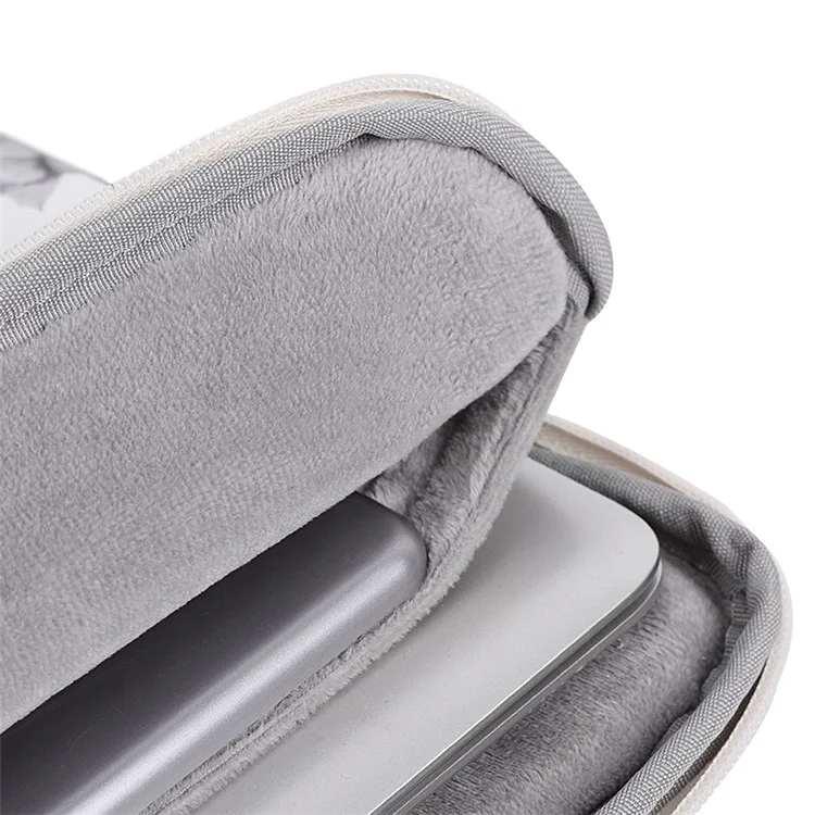 Canvasartisan G1-01 Blütenmuster Bedruckter Ärmelbeutel Für 11-Zoll-Laptops Tragbarer PU Leder Carry Case Hülle Schockdichtspeicherbeutel