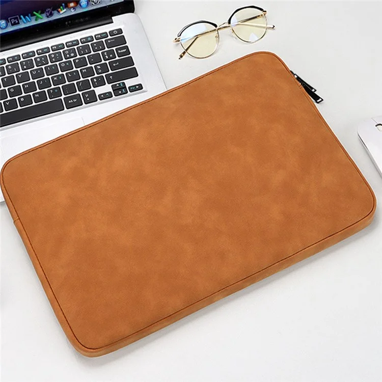 ND12 14.1-15.4 Zoll Laptop-Sleeve für MacBook Pro Soft Fluff Futter Kratzfeste Notebook-Schutztasche - Gelb