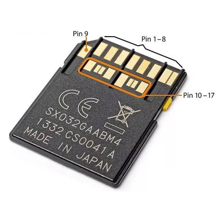 EP-016 Adaptador Extensor PCBA de Hembra a Macho TF para SD/SDHC/SDXC UHS-III Connector para GPS, ROCK Pi 4 Raspberry Pi SCM Placa de Desarrollo