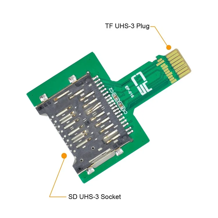 EP-016 Adaptador Extensor PCBA de Hembra a Macho TF para SD/SDHC/SDXC UHS-III Connector para GPS, ROCK Pi 4 Raspberry Pi SCM Placa de Desarrollo