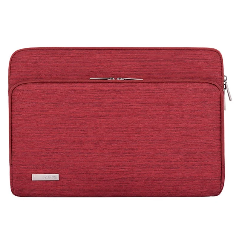 CANVASARTISAN L28-21 15-inch Laptop Sleeve Business Style Shockproof Notebook Carrying Bag - Red