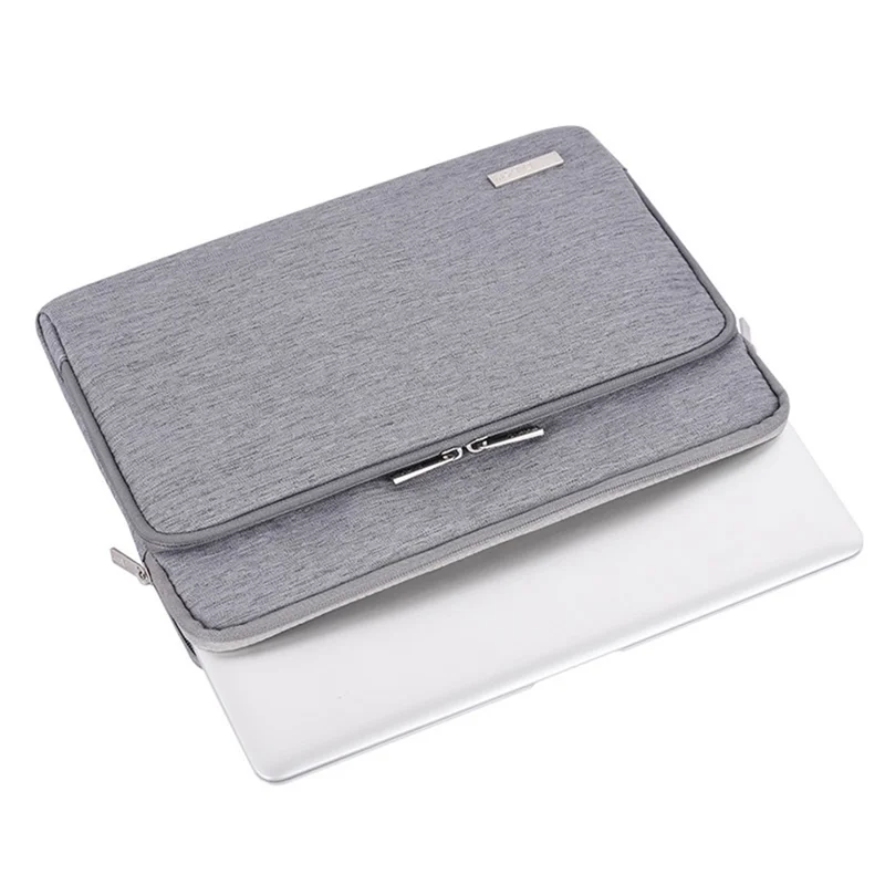 CANVASARTISAN L28-21 15-inch Laptop Sleeve Business Style Shockproof Notebook Carrying Bag - Red