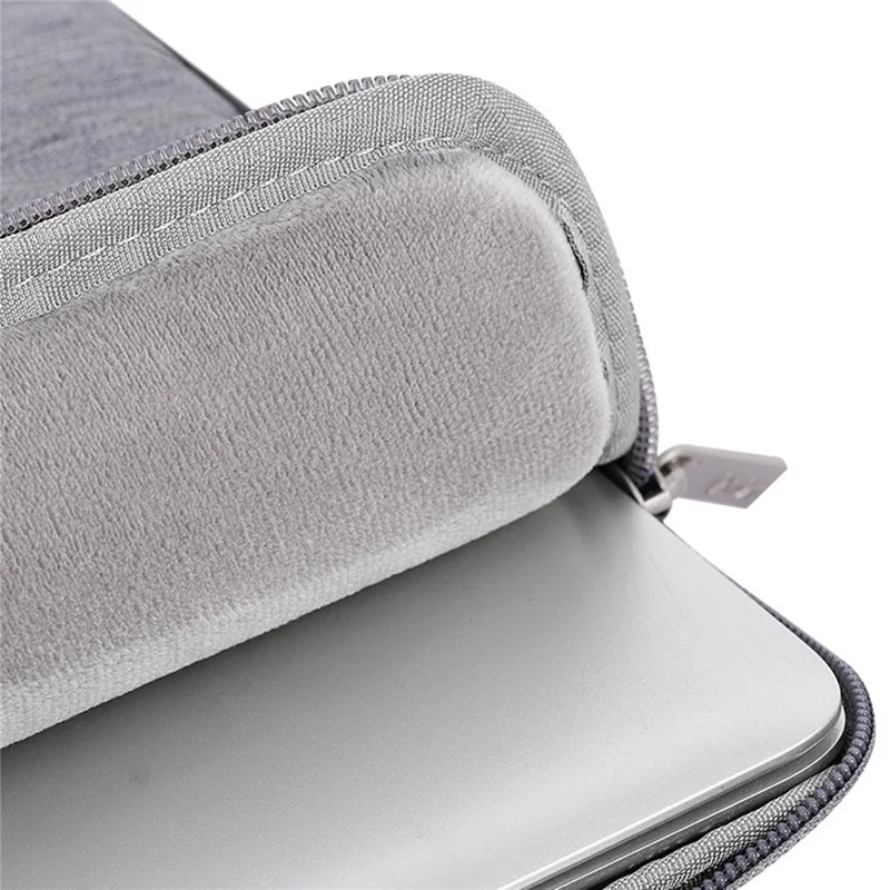 CANVASARTISAN L28-21 15-inch Laptop Sleeve Business Style Shockproof Notebook Carrying Bag - Red