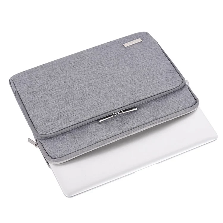 Canvasartisan L28-21 Estilo Comercial Notebook de Manga Protetora Portátil de Laptop de 13 Polegadas - Cinza Claro