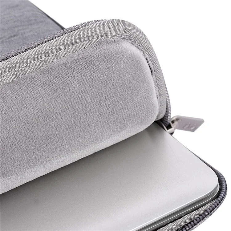 Canvasartisan L28-21 Estilo Comercial Notebook de Manga Protetora Portátil de Laptop de 13 Polegadas - Cinza Claro