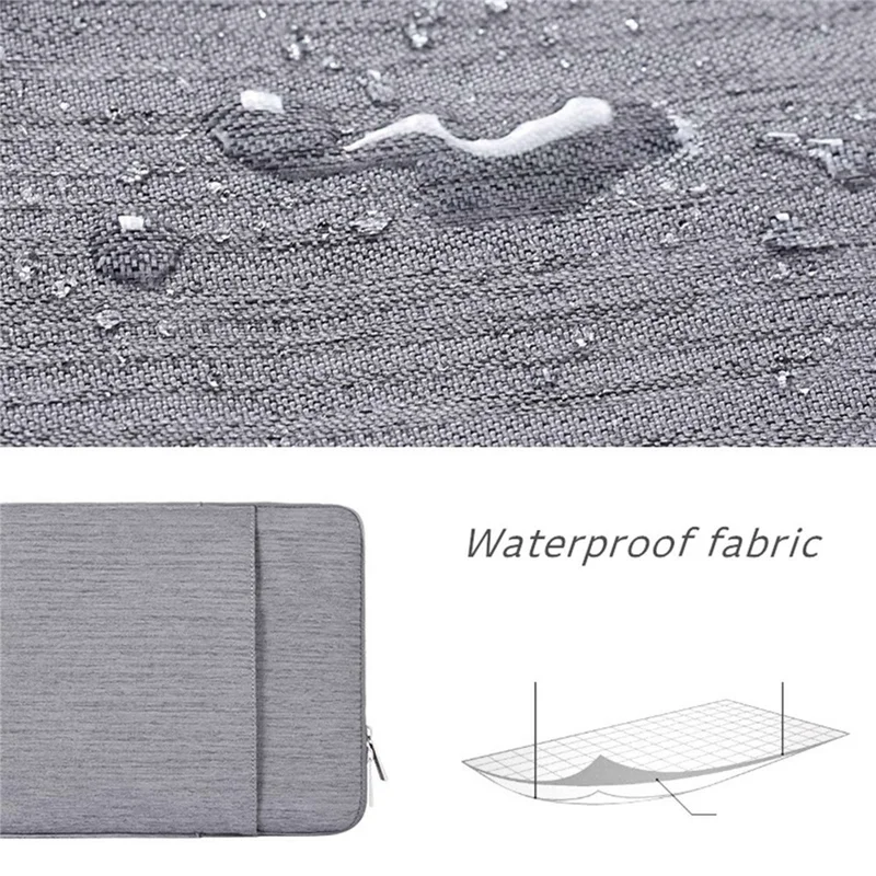 CANVASARTISAN L28-19 12-inch Laptop Protective Sleeve Business Style Notebook Carrying Bag (Horizontal Type) - Red