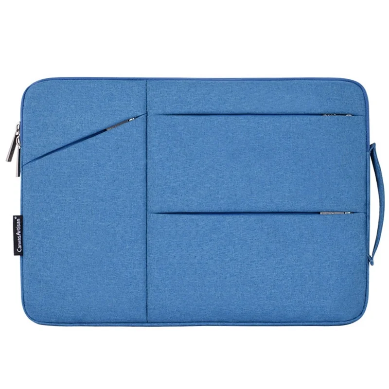 CANVASARTISAN L25-58 14-inch Laptop Bag Soft Liner Zipper Protective Sleeve Notebook Handbag Carrying Case - Blue
