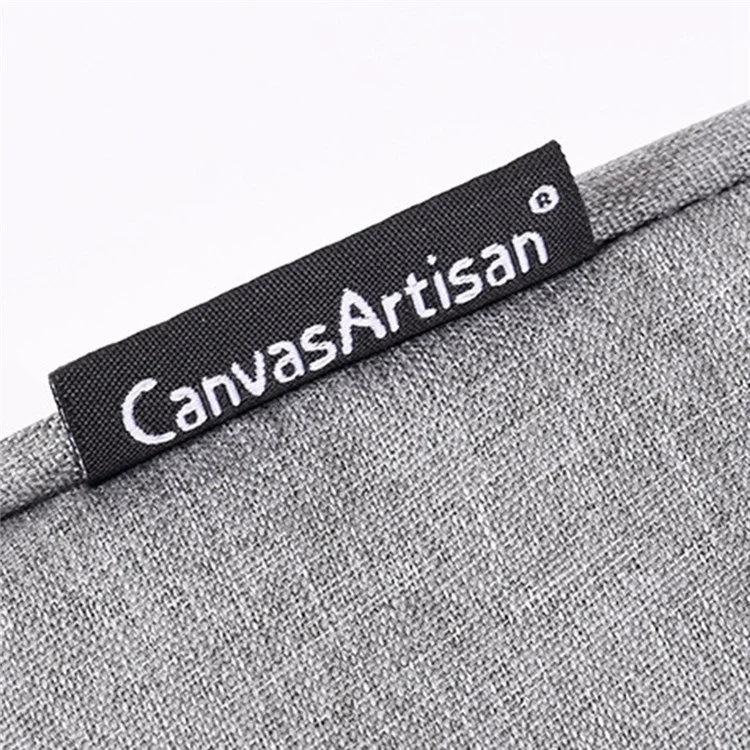 CANVASARTISAN L25-58 12-inch Laptop Protective Sleeve Business Style Notebook Carrying Bag - Light Grey