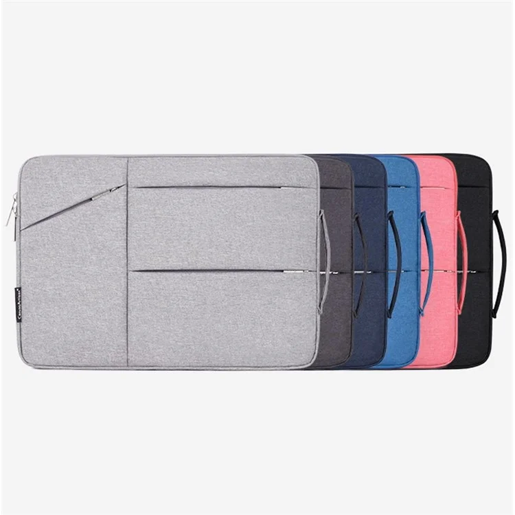 CANVASARTISAN L25-58 12-inch Laptop Protective Sleeve Business Style Notebook Carrying Bag - Light Grey