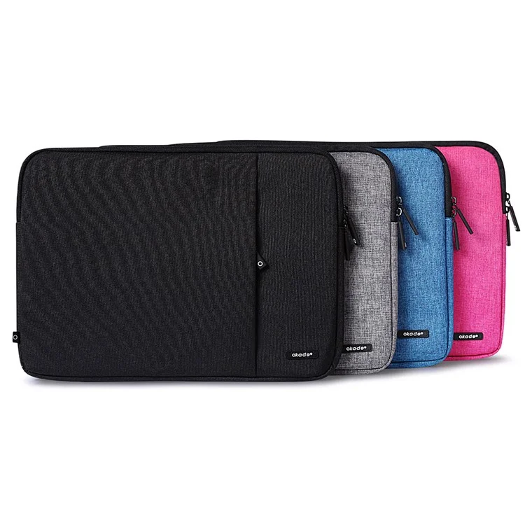 OKADE T40 11.6''-12'' Large Notebook Computer Case Bag Laptop Tablet Sleeve Portable Protection Cover - Black