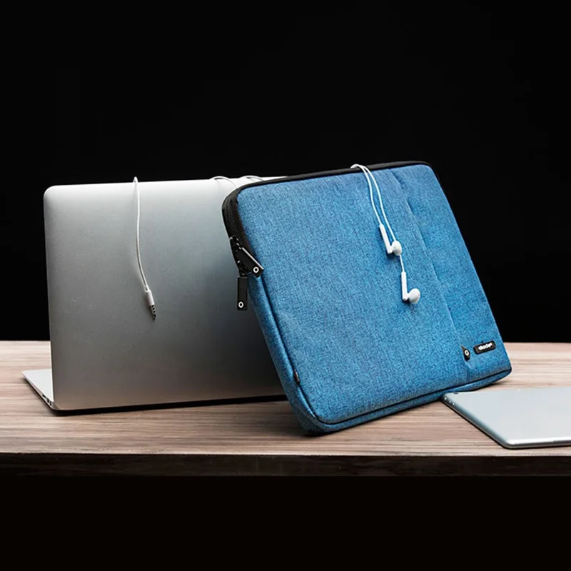 OKADE T40 11.6''-12'' Large Notebook Computer Case Bag Laptop Tablet Sleeve Portable Protection Cover - Blue