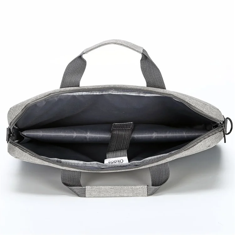 Okade T52 Bag de la Computadora Portátil de 15.6 Pulgadas Bolso de Hombro a Impermeable Poliquía (con Correa Para el Hombro) - Gris