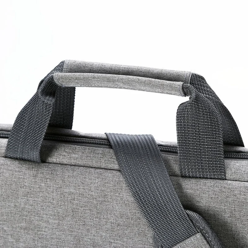 OKADE T52 15.6-inch Laptop Bag Shoulder Handbag Waterproof Notebook Pouch (With Shoulder Strap) - Light Grey