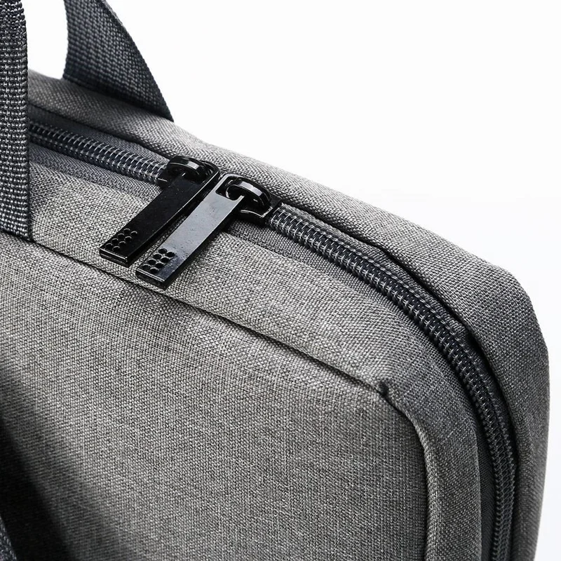 OKADE T52 15.6-inch Laptop Bag Shoulder Handbag Waterproof Notebook Pouch (With Shoulder Strap) - Light Grey