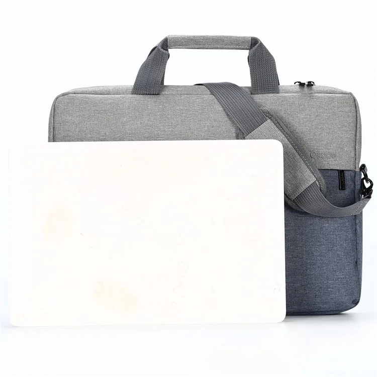 OKADE T52 Bolso Cruzado Portátil de 14 Pulgadas - Gris