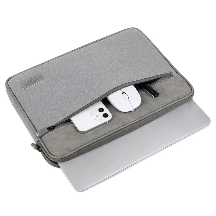 OKADE T61 Portable Storage Pouch for 14-14.6inch Laptop Bag Shockproof Air Cushion Lining Carrying Bag - Grey