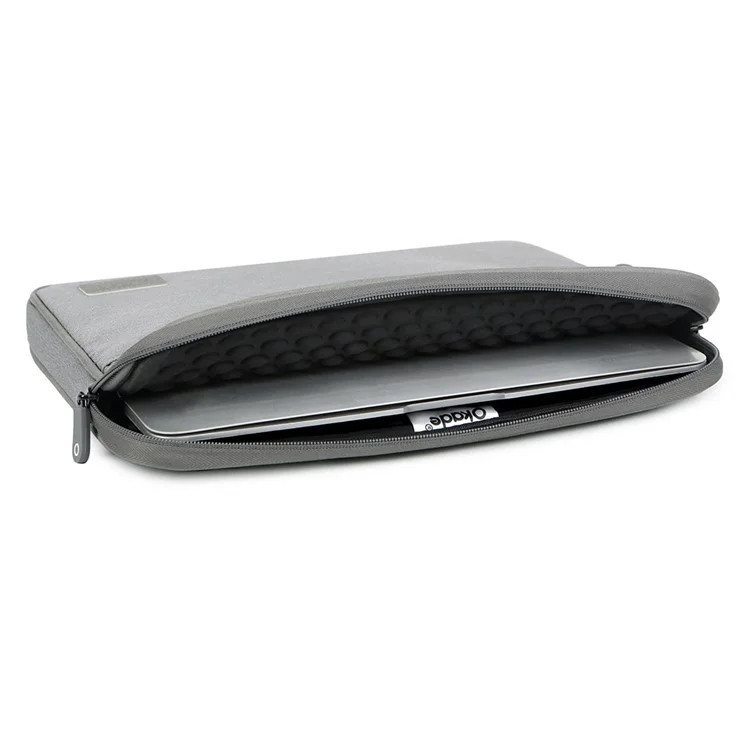 OKADE T61 Portable Storage Pouch for 14-14.6inch Laptop Bag Shockproof Air Cushion Lining Carrying Bag - Grey