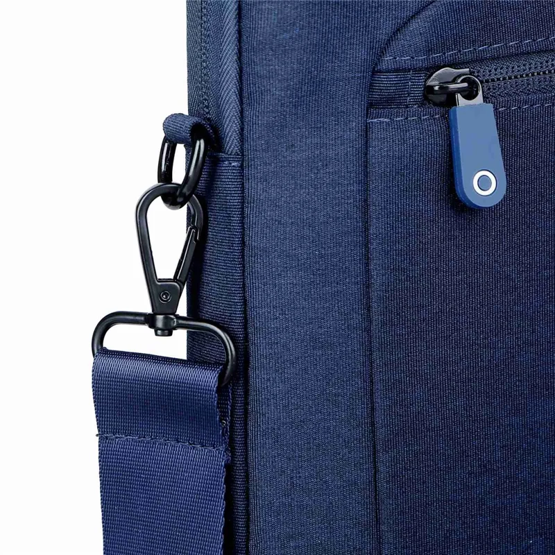 OKADE T62 Notebook Handbag for 15.4-16inch Laptop Shockproof Air Cushion Lining Protective Bag Storage Pouch (with Shoulder Strap) - Light Grey