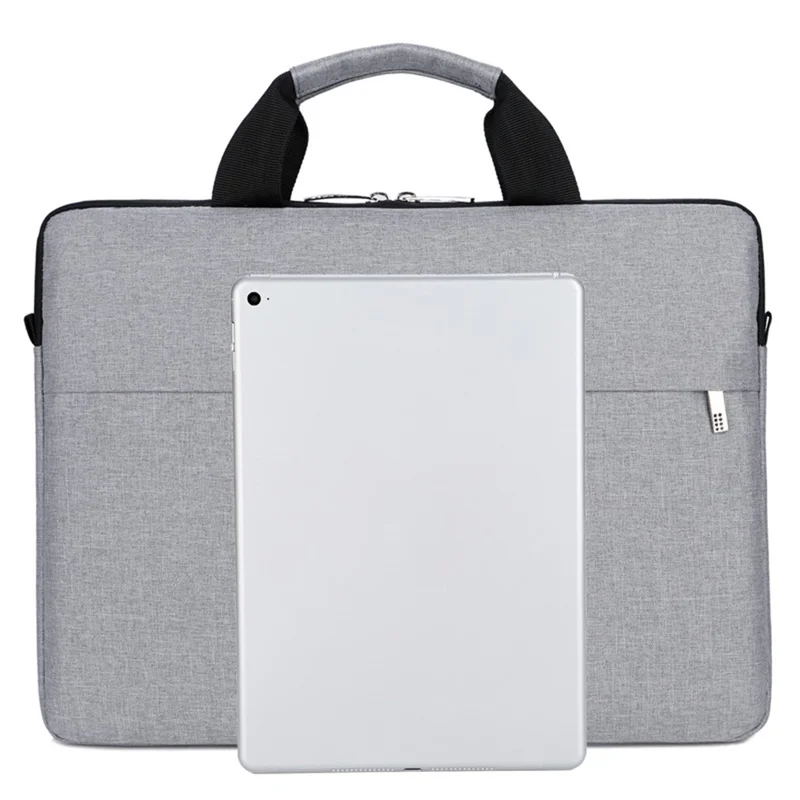 OKADE B022 15.6inch Notebook Soft Lining Protective Bag Anti-drop Laptop Handbag (with Shoulder Strap) - Black