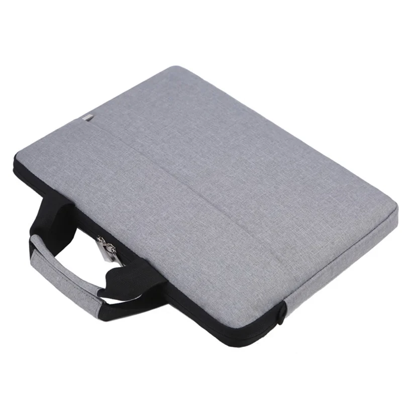 OKADE B022 15.6inch Notebook Soft Lining Protective Bag Anti-drop Laptop Handbag (with Shoulder Strap) - Black