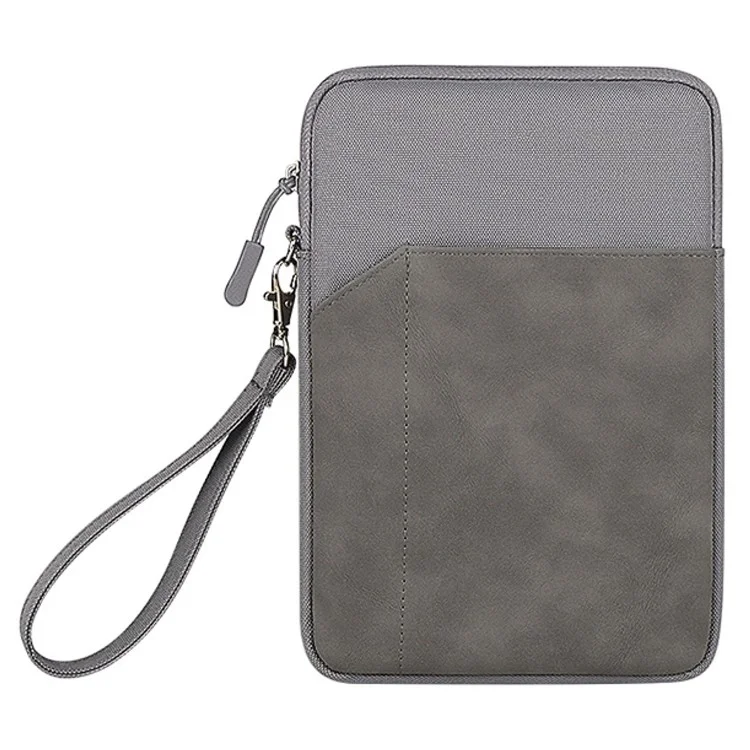 Custodia da Trasporto Con Cerniera HWL7018 HWL7018 Per Ipad da 9,7-11 Pollici Tablet a Prova di Graffio Con Cinturino - Grigio