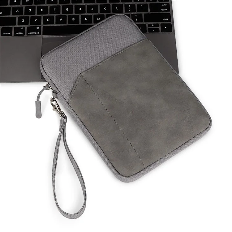 Custodia da Trasporto Con Cerniera HWL7018 HWL7018 Per Ipad da 9,7-11 Pollici Tablet a Prova di Graffio Con Cinturino - Grigio