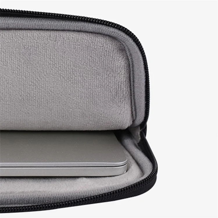 CANVASARTISAN  L38-T0311 Anti-Scratch Sleeve Bag for 13 inch PU Leather Laptops Carry Case Portable Slim Case with Small Bag - Black