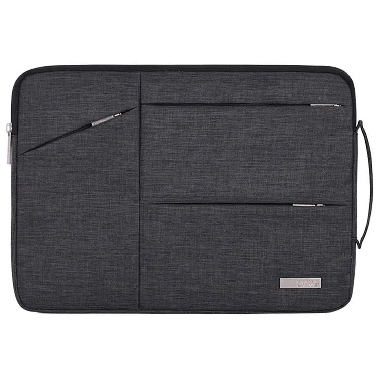 CANVASARTISAN L2-08 11-inch Notebook Sac de transport antichoc Sac étanche pour ordinateur portable avec fermeture éclair (avec poignée) - Noir
