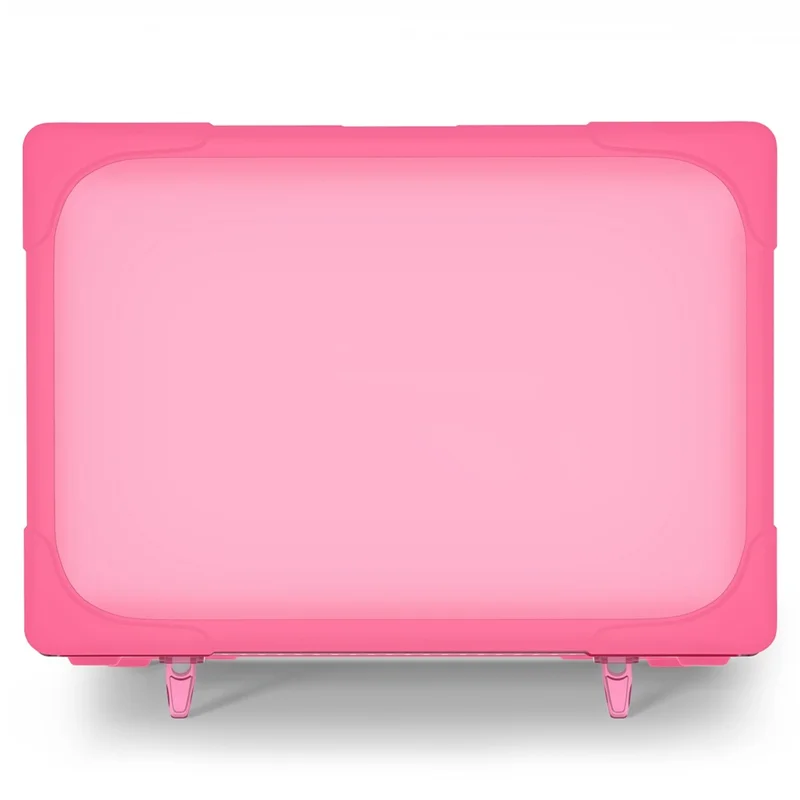 Laptop Case for MacBook Air 13 inch (2026) A3449 / (2025) A3240 / (2024) A3113 / (2022) A2681 Protective Case Notebook Computer Anti-Scratch Cover with Stand - Rose