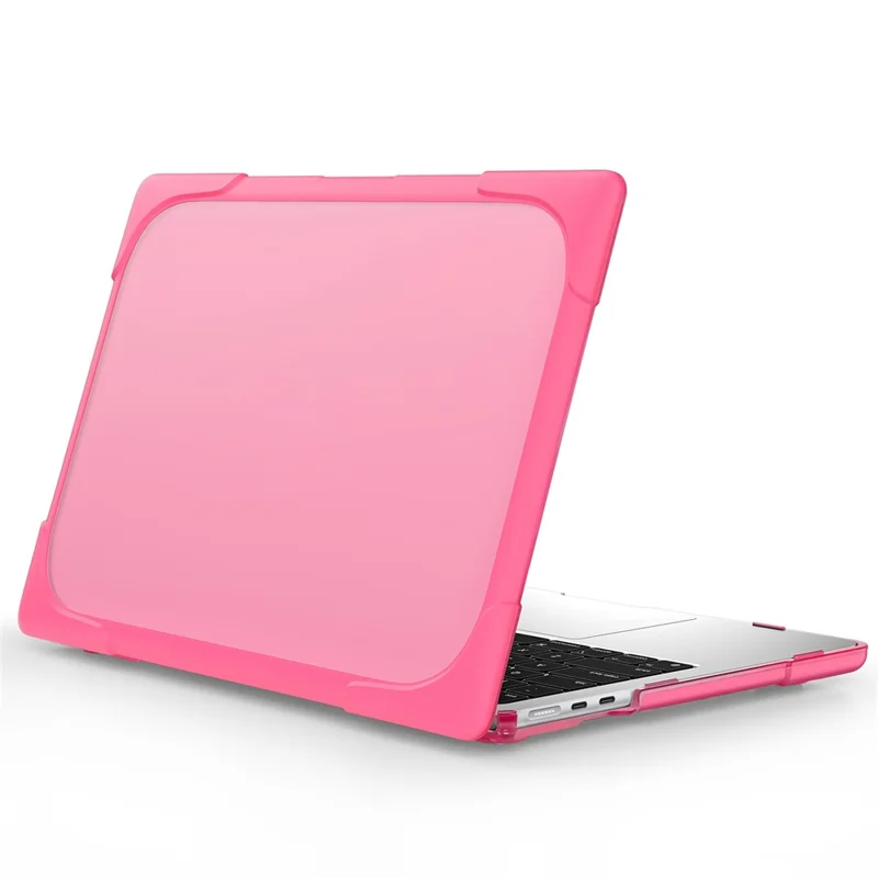 Laptop Case for MacBook Air 13 inch (2026) A3449 / (2025) A3240 / (2024) A3113 / (2022) A2681 Protective Case Notebook Computer Anti-Scratch Cover with Stand - Rose