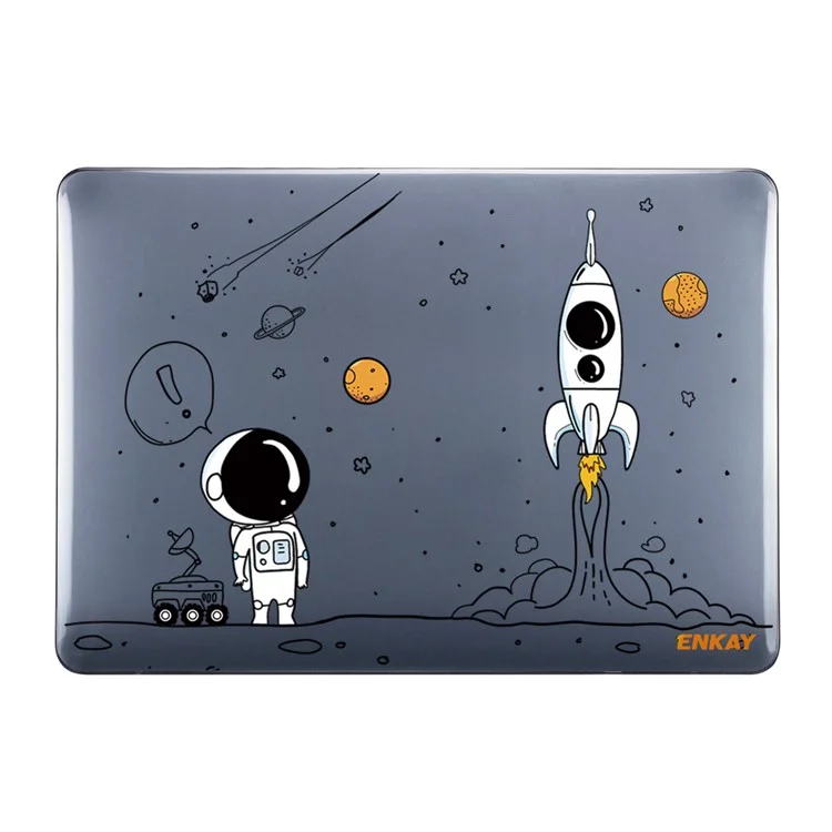 ENKAY HAT PRINCE Laptop Case for MacBook Pro 16 inch (2024) (2023) (2021) A2485 (US Version) Astronaut Pattern Notebook Cover Set - Astronaut No.1