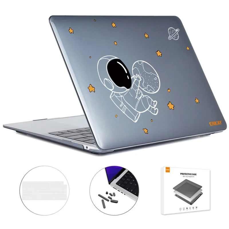 ENKAY HAT PRINCE Astronaut Pattern Laptop Case for MacBook Pro 14 inch (2025) / (2024) / (2023) / (2022) / (2021) (EU Version) - Astronaut No.5