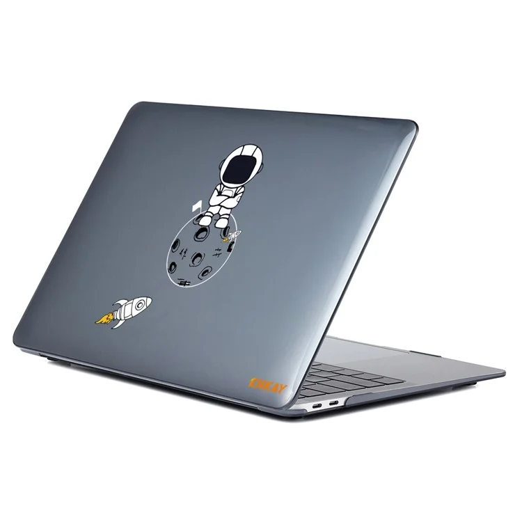 Enkay Hat Prince Para MacBook Pro 13 Polegadas (2020) A2251 / A2289 / A2338 (versão Dos Eua) Caso de Protetor Astronaut Padrão Anti-arranhão Case de Laptop Com Filme de Teclado TPU + Plugues à Prova de Poeira - Astronauta No.4